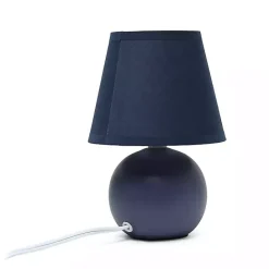 Clearance Kirklands Home Petite Orb Ceramic Table Lamp Blue