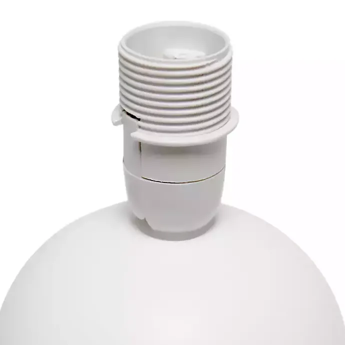 Hot Kirklands Home Petite Off Orb Ceramic Table Lamp White