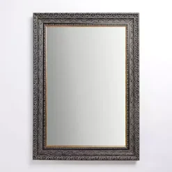 Kirklands Home Pewter Vintage Wall Mirror Gray