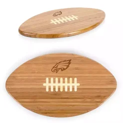 Kirklands Home Philadelphia Eagles Bamboo Football Cutting Board Tan