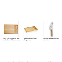 Online Kirklands Home Philadelphia Eagles Cutting Board & Knife Set