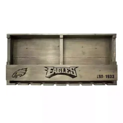 Hot Kirklands Home Philadelphia Eagles Reclaimed Wood Bar Shelf Gray