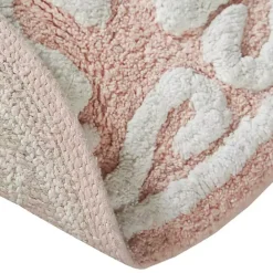 Discount Kirklands Home Cotton Tufted Medallion Bath Mat, 25 in. Pink