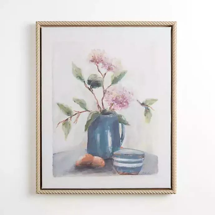 Clearance Kirklands Home Pink Floral Still Life Framed Canvas Art Print Multi