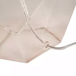 Discount Kirklands Home Pink Glass Stella Table Lamp White