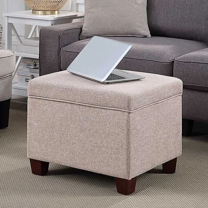Discount Kirklands Home Madison Storage Ottoman Pink
