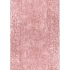 Sale Kirklands Home Shag Washable Area Rug, 5x8 Pink