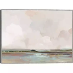 New Kirklands Home Pink Sunrise Framed Canvas Art Print