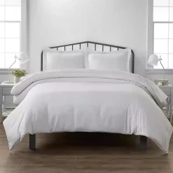 Clearance Kirklands Home Pinstripe 3-pc. Queen Duvet Cover Set