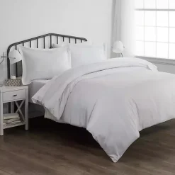 Clearance Kirklands Home Pinstripe 3-pc. Queen Duvet Cover Set