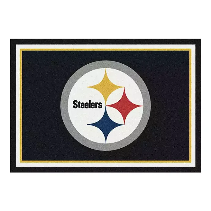 Online Kirklands Home Pittsburgh Steelers Area Rug, 4x6 Black