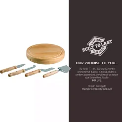 Outlet Kirklands Home Pittsburgh Steelers Cheese Board and Tool Set Tan