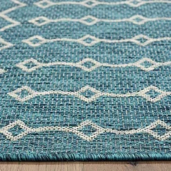 New Kirklands Home Placid Portico Sun Shower Outdoor Area Rug, 7x9