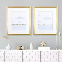 Outlet Kirklands Home Placid Waters Framed Art Prints, Set of 2