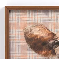 Online Kirklands Home Plaid Cow Close-Up Framed Art Print