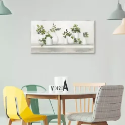 Best Kirklands Home Plant Shelf Life Framed Canvas Art Print