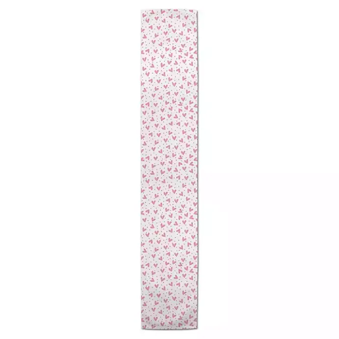 Clearance Kirklands Home Polka Dot Hearts Table Runner, 72 in.