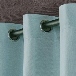 Sale Kirklands Home Pool Biscayne Curtain Panel Set, 96 in. Blue