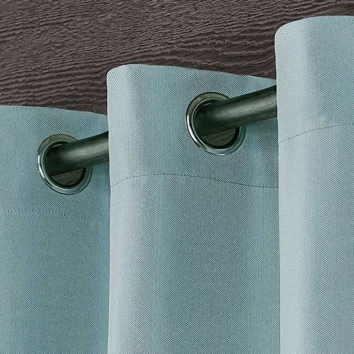 Sale Kirklands Home Pool Biscayne Curtain Panel Set, 96 in. Blue