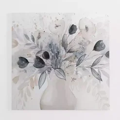 Outlet Kirklands Home Pop of Blue Floral Canvas Art Print