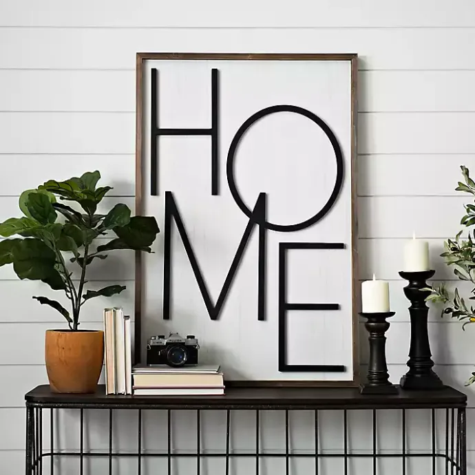 Kirklands Home Popped Letter Home Plaque