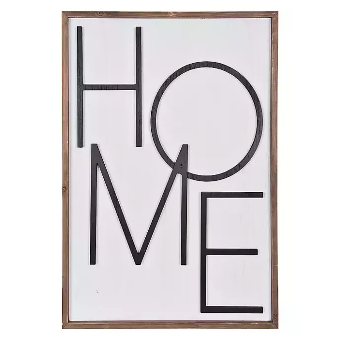 Kirklands Home Popped Letter Home Plaque