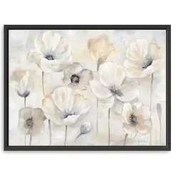 Hot Kirklands Home Poppy Garden Landscape Framed Giclee Canvas Print