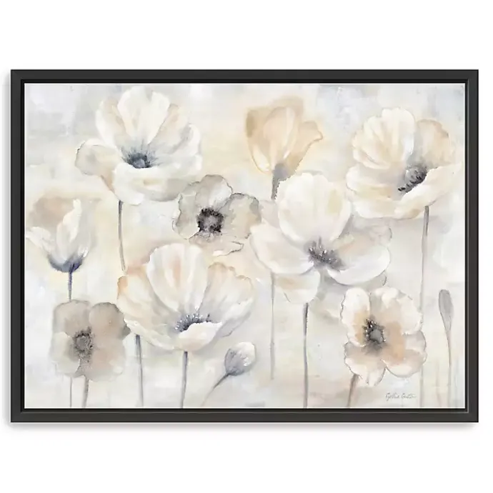 Hot Kirklands Home Poppy Garden Landscape Framed Giclee Canvas Print