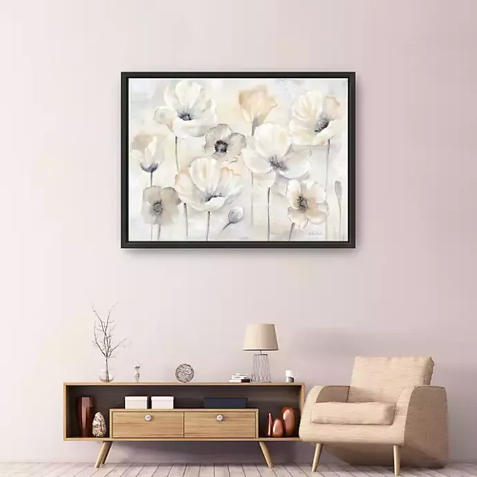Hot Kirklands Home Poppy Garden Landscape Framed Giclee Canvas Print