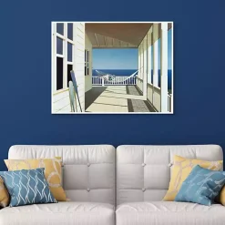 Clearance Kirklands Home Porch Shadows Framed Canvas Art Print