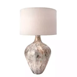 Outlet Kirklands Home Porcini Mottled Glass Table Lamp Tan