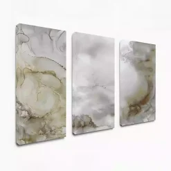 Outlet Kirklands Home Portland Skies Giclee Canvas Art Prints, Set of 3 Gray