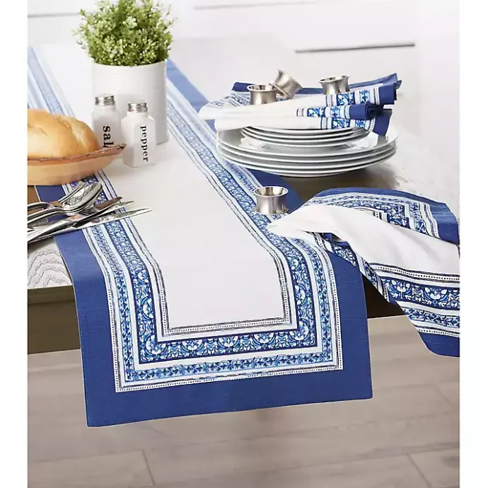Discount Kirklands Home Porto Stripe Table Runner, 72 in.