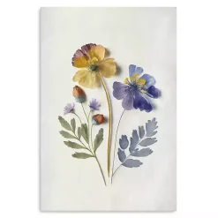 Best Kirklands Home Pressed Flower Memories III Canvas Art Print