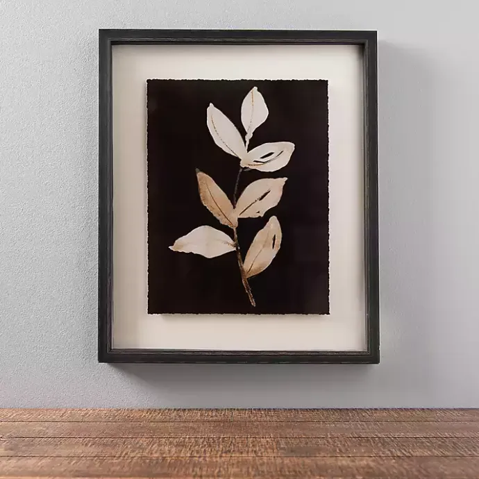 Best Kirklands Home Pressed Leaves I Framed Art Print