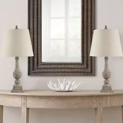 Outlet Kirklands Home Provencal Martha Stewart Table Lamps, Set of 2 Tan