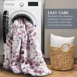 Best Kirklands Home Purple Botanical 2-pc. Twin/Twin XL Comforter Set