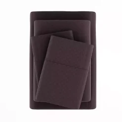 Hot Kirklands Home Embossed Checkered 3-pc. Twin Sheet Set Purple