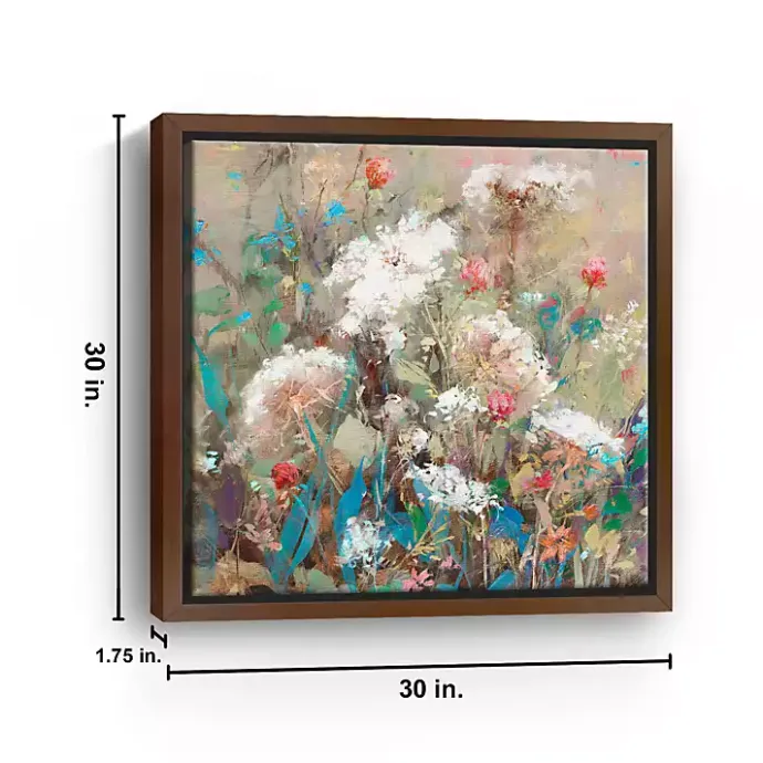 Best Kirklands Home Queen Ann's Garden Framed Canvas Art Print