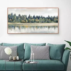 Clearance Kirklands Home Quiet Reflections Framed Canvas Art Print