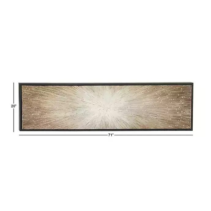 Hot Kirklands Home Radial Sunburst Framed Canvas Art Print
