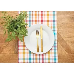 Online Kirklands Home Radley Plaid Reversible Table Runner Multi