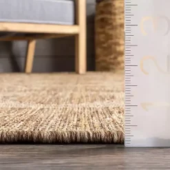 Discount Kirklands Home Raina Tribal Zig Zag Outdoor Rug, 5x8 Brown