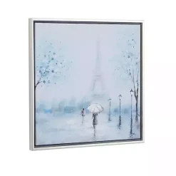 Clearance Kirklands Home Rainy Paris Blues Transitional Framed Wall Art