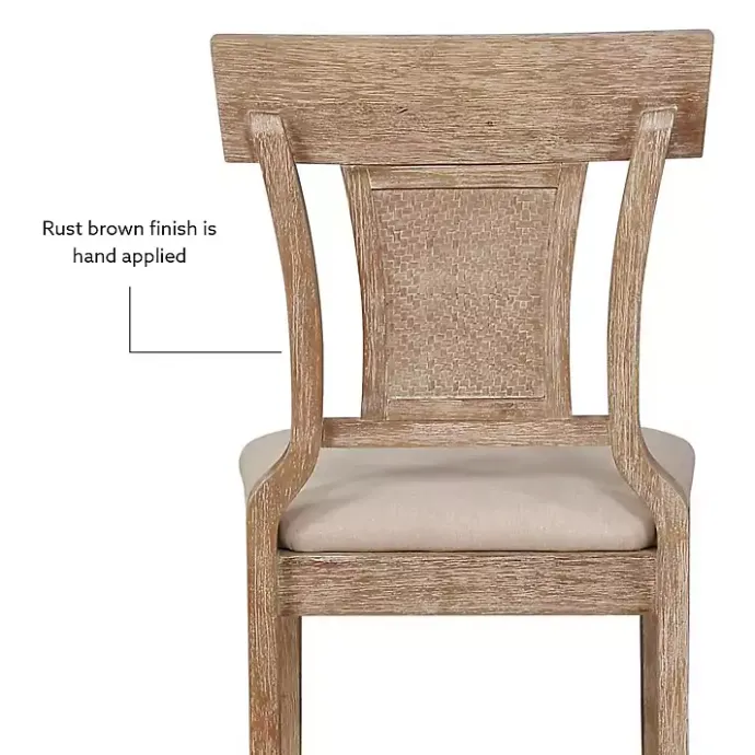 Hot Kirklands Home Ray with Gray Wash Finish Counter Stool Brown