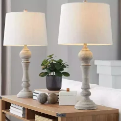 Discount Kirklands Home Reclaimed Wilton Table Lamps, Set of 2 Gray