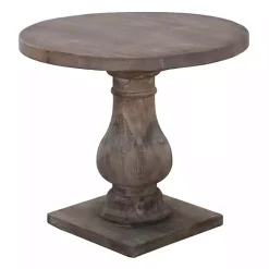 Clearance Kirklands Home Reclaimed Pine Caroline Accent Table Brown