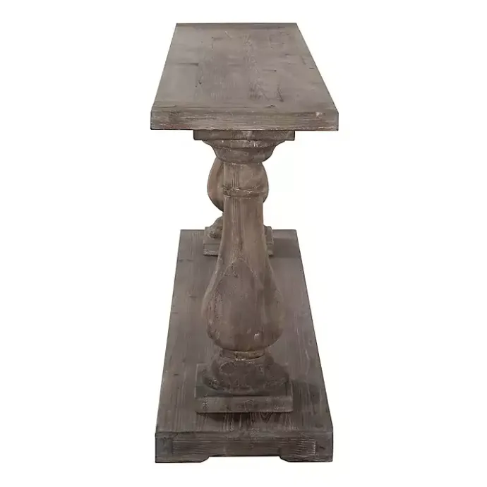 Sale Kirklands Home Reclaimed Pine Caroline Console Table Brown