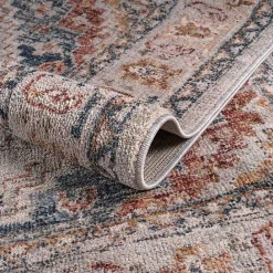 Best Kirklands Home Red & Blue Vintage Medallion Area Rug, 5x7