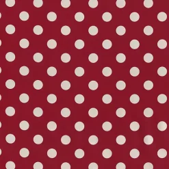 Kirklands Home Red & White Polka Dot Outdoor Cushions, Set of 2